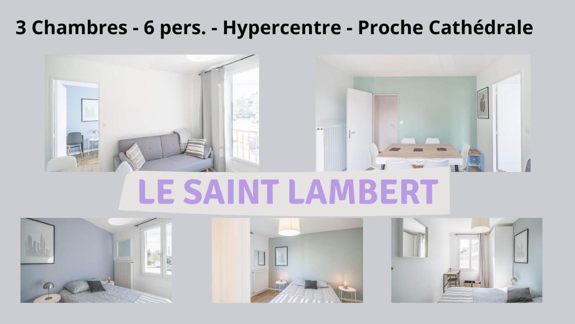 Le St Lambert Proche Cathedrale Parking Gratuit Apartment Troyes Exterior photo